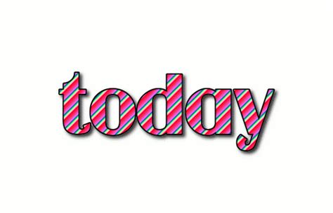 today Logo | Free Logo Design Tool from Flaming Text