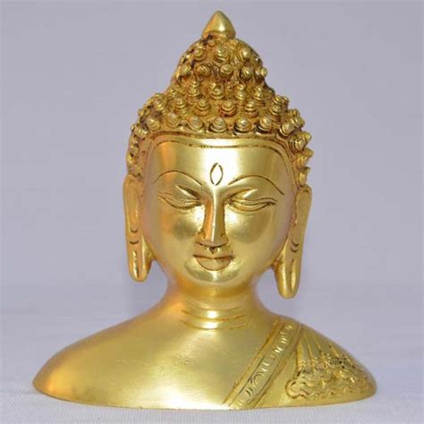 Buddha Head Metal Brass Made Decorative Figure At Rs 800 Piece In
