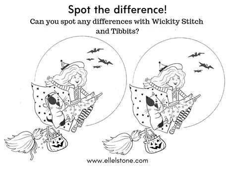 Halloween Spot The Difference Printable