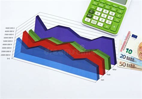Euro Banknote Stock Image Image Of Charts Data Profit 68750585