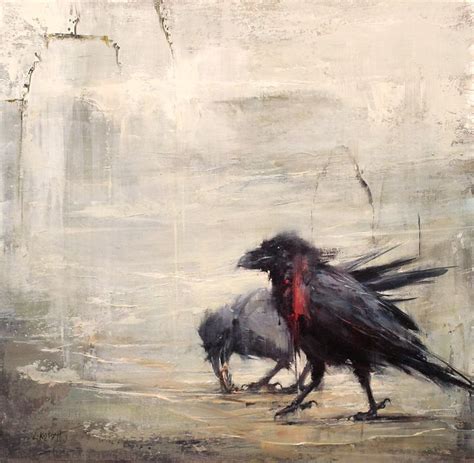 Blackbird Art Crow Art Bird Art