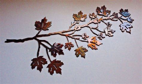 Find items at up to 70% off retail prices. Maple Leaf Branch Metal Wall Art Decor Small 17" x 8 1/2 ...