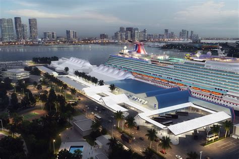 Carnivals Miami Cruise Terminal F Uitgebreid Voor Zusterschip Mardi