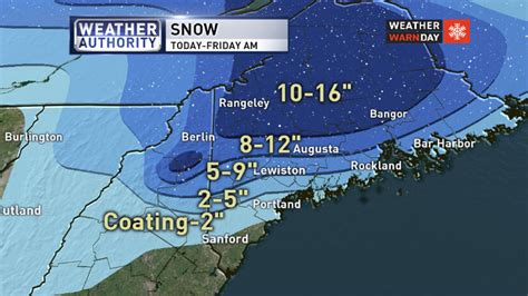 Maine To Get Hit With Snow Strong Winds And Rain Wpfo