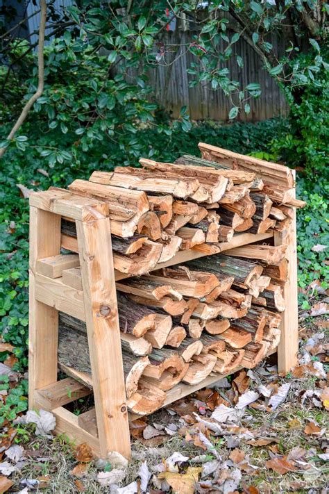 Diy Small Firewood Rack Free Plans Ugly Duckling House