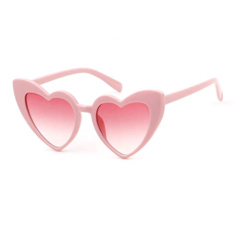 Clout Goggle Heart Sunglasses Vintage Cat Eye Mod Style Retro Kurt
