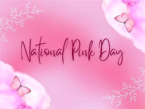 National Pink Day 23 June Celebrate Pinkness Calendarr