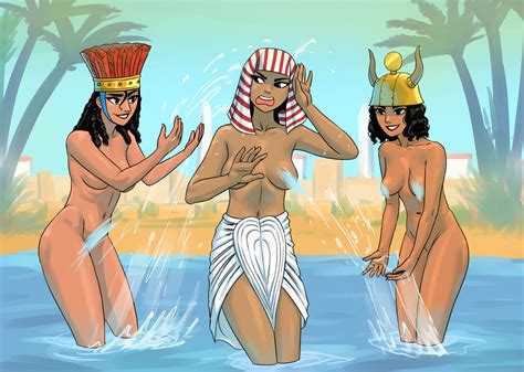 Rule 34 3girls Black Hair Bronze Age Brown Eyes Convenient Censoring Egypt Egyptian Egyptian