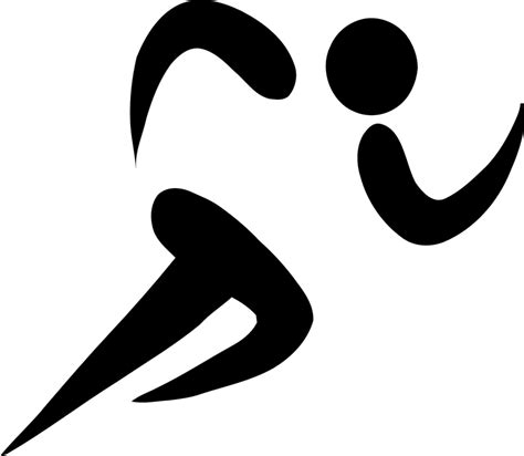 Run Symbol Black · Free Vector Graphic On Pixabay