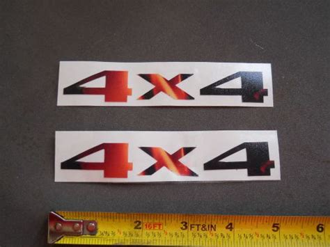 Purchase 4x4 Replacement Decals Pair For Jeep And Others Flames