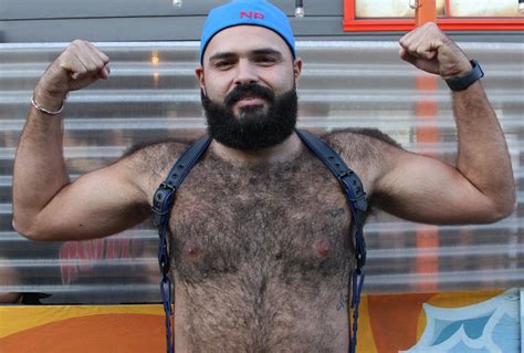 hella hot handsome and hairy muscle hunk ~ photographed by adda dada ~ folsom street fair