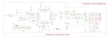 W5500 Ethernet Chip Layout Consejo Ayuda Electronica
