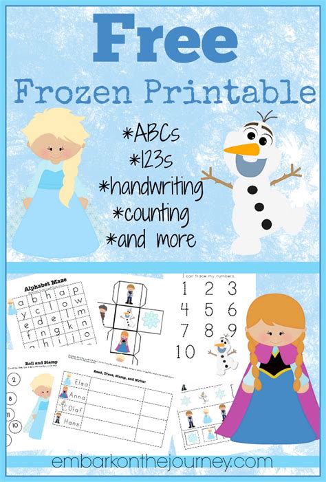 Free Frozen Printables Pack