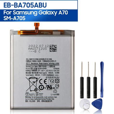 Replacement Battery Eb Ba705abu For Samsung Galaxy A70 A705 Sm A705 Replacement Phone Battery