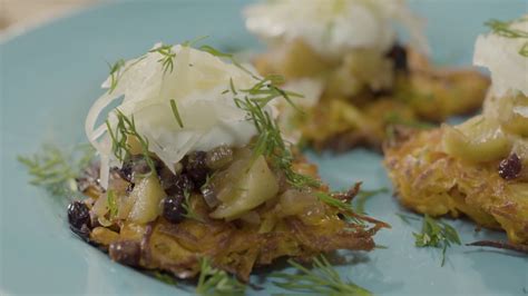 Sweet Potato And Parsnip Latkes Bubbies Kitchen Bubbies Youtube