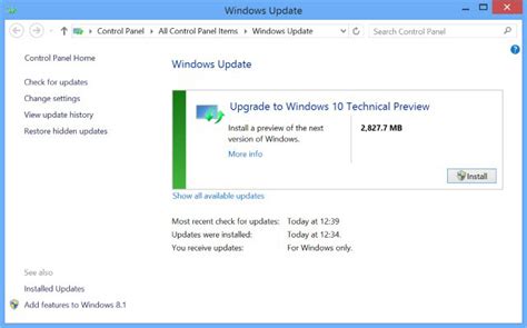 Automatic upgrade via windows update. Se podrá instalar Windows 10 por medio de Windows Update