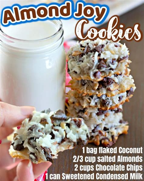 These Delicious 4 Ingredient Almond Joy Cookies Are One Of The Easiest Cookies You Could Ever