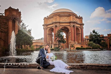 Place Of Fine Arts Wedding San Francisco Photographer The Freckled