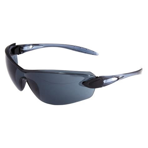 uci riga lightweight safety glasses with smoke lens protexmart