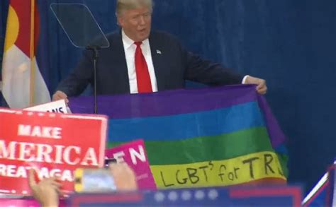 trump gay lgbt pride rainbow flag metro weekly