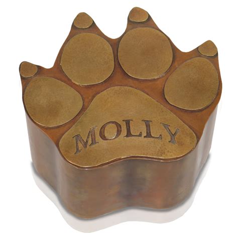 Enjoy the factory fun with this how it's made: Sculpture Pet Urn- Copper Dog Paw