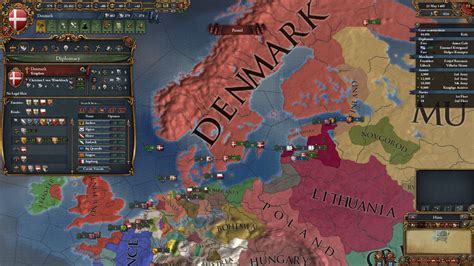One popular game reflect the danes' interest in the sea. My Denmark>Scandinavia game, next move? : eu4
