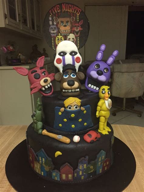 Five Nights At Freddys 4 Birthday Cake Fnaf Cakes Birthdays Fnaf