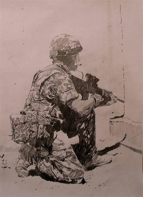 British Soldier Drawing At Free For Personal Use