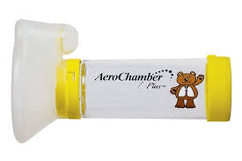 Apply mask to face and ensure an effective seal. Aerochamber Plus Child Size Spacer device with Mask Yellow ...