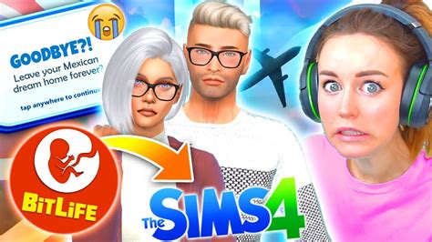 Goodbye Mexico 😢 Bitlife Controls My Sims 12 😅 Youtube
