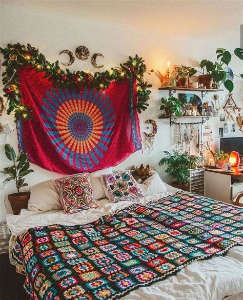 Pin By Bohoasis On Boho Tapestry And Bedding Bohemian Bedroom Decor