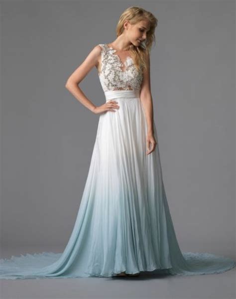 Create a memorable experience wearing a blue wedding dress from wedding dress fantasy. 2019 Dye Colorful Blue Wedding Dress, Long Wedding Dresses ...