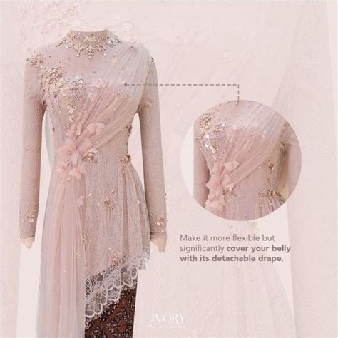 Jual Nude Kebaya Wisuda Kebaya Tunangan Kebaya Lamaran Bridesmaids