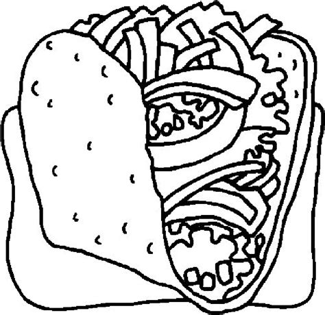 Snacks Coloring Pages - Kidsuki