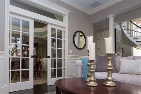 This is a style that again fits in perfectly with. Classic Hide Away Double Pocket Doors - Traditional ...