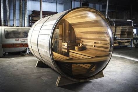 Dundalk Leisure Craft’s Barrel Sauna Lets You Steam At Your Backyard In 2020 Barrel Sauna
