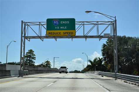 Interstate 95 South Miami Aaroads Florida