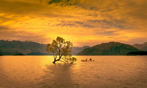 Sunset At Lake Wanaka New Zealand By Kevin 500px In 2020