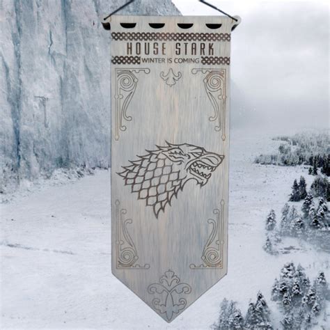 Game Of Thrones House Stark Banner