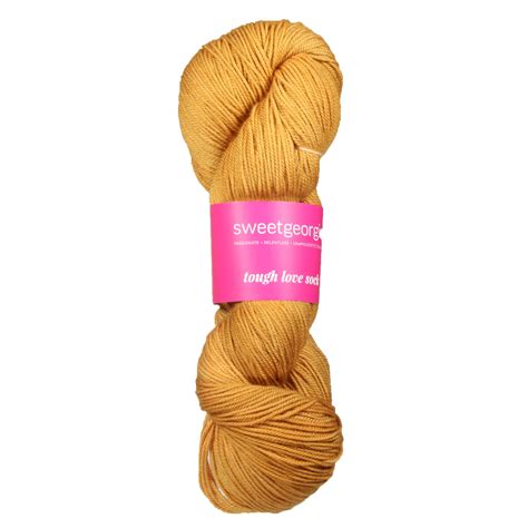 Sweetgeorgia Tough Love Sock Yarn Ginger At Jimmy Beans Wool