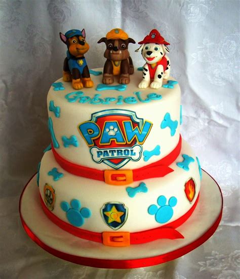 Paw Patrol Cake Med Billeder Kage Fødselsdag Paw Patrol