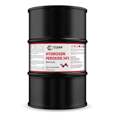 34 Hydrogen Peroxide Clean Chemicals