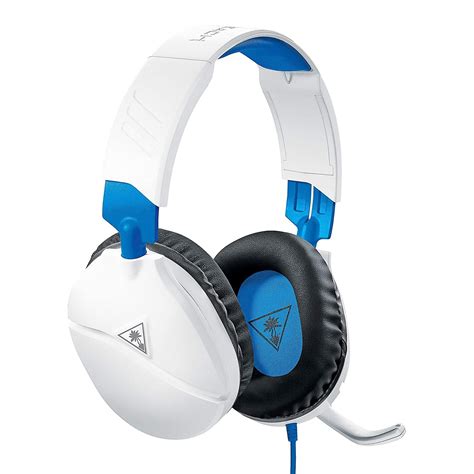 Turtle Beach Recon Playstation Gaming Headset White Blue Nellis