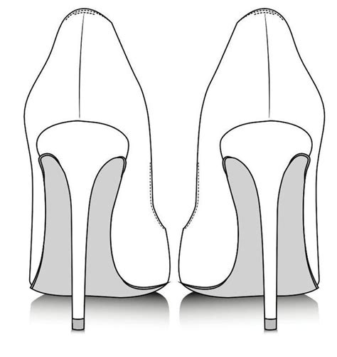 High Heel Shoes Fashion Illustration Shoes Drawing High Heels Red