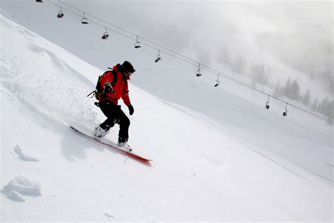 Fotos Gratis Naturaleza Frío Clima Libertad Snowboard Deporte