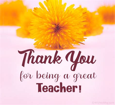 Thank You Messages For Teacher Assistants Personalised Teacher Thank