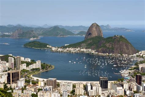 Aerial View Of Rio De Janeiro Stock Image Image Of Southern