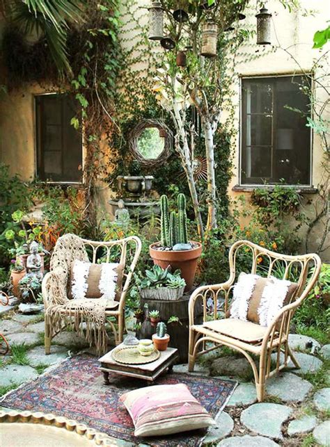 20 Eclectic Bohemian Gardens For Outdoor Decorating Ideas Obsigen