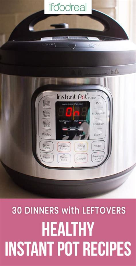 Whip up this healthy vegetarian grain bowl with ease in your instant pot. 30 Healthy Easy Instant Pot Recipes - iFOODreal - Healthy ...