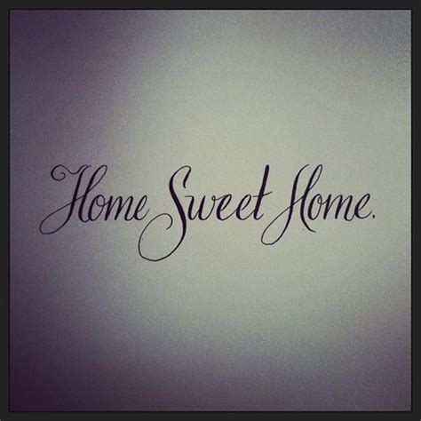 Home Sweet Home Calligraphy
